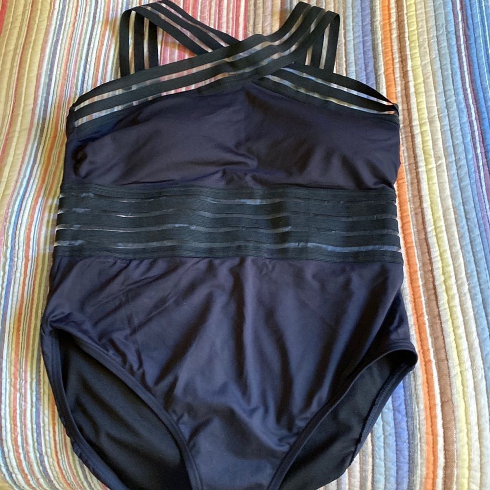 Kenneth Cole Black Swimsuit L